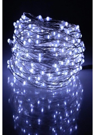 Buffer Pilli 5 Metre Dekoratif Peri Led Beyaz Aydınlatma Süsleme Lambası