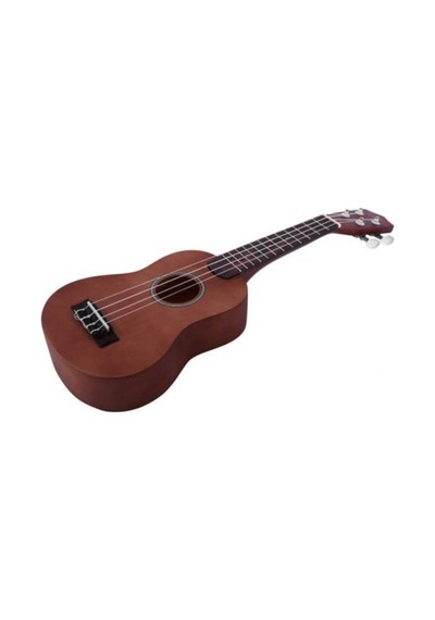 Soprano Kahverengi Ukulele Kılıf Askı Pena Stiker