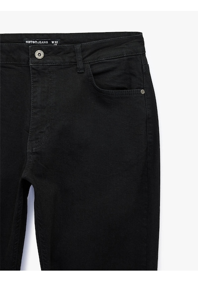 Koton Brad Siyah Erkek Jean Pantolon 7wam40088nd