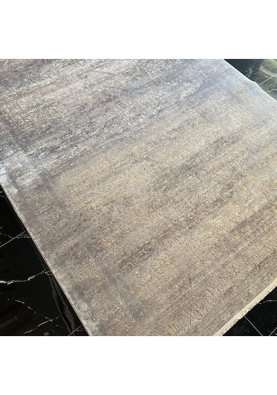 Elexus Halı Diamond 3848 Krem Gri Modern Salon Halısı Krem Gri