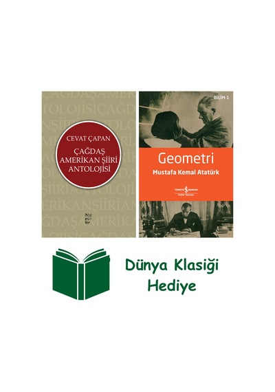 Çağdaş Amerikan Şiiri Antolojisi + Geometri + Dünya Klasiği Hediye