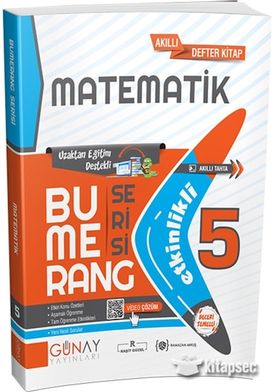 Günay Yayınları Bumerang 5. Sınıf Etkinlikli Matematik