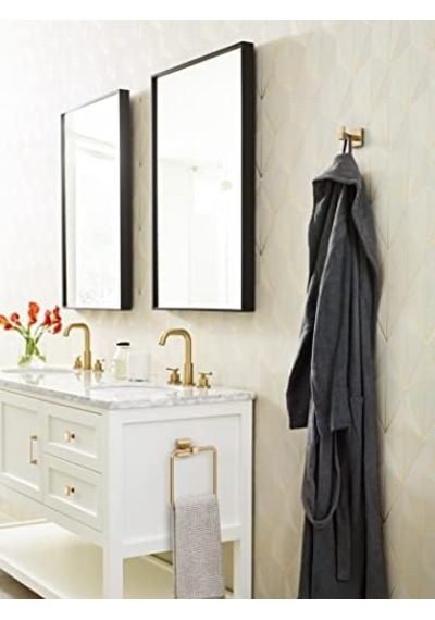 Banyo Bornoz Kancası, 48 Mm Uzunluk, Şampanya Bronz, Tek Kanca