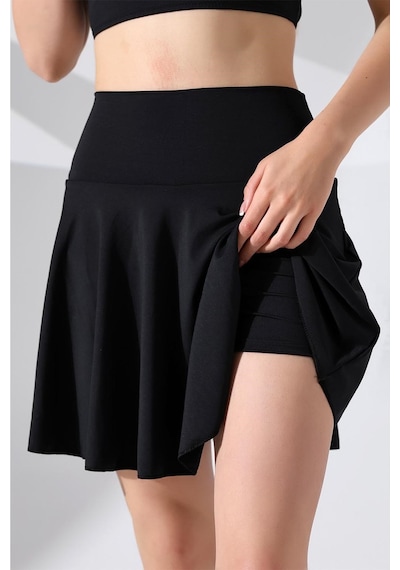 Life For Moda Yüksek Bel Şortlu Etek Bikini Altı Mayo Esnek Kumaş Plaj & Spor Şort Etek Siyah Siyah Life For Moda Yüksek Bel Şortlu Etek Bikini Altı Mayo Esnek Kumaş Plaj & Spor Şort Etek Siyah Siyah