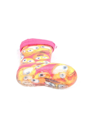 Ayakcenter 21-14 Srb Pembe Emoji Kürklü Kız Çocuk Çizme Pembe