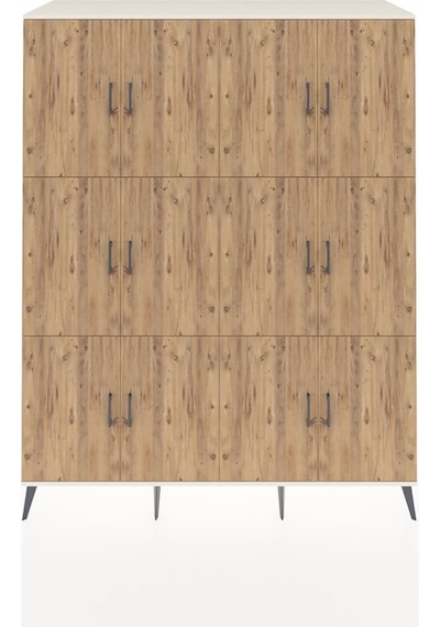 Kronos Gardrop 10 Raflı 12 Kapaklı 176x59x221 Aytaşı-çam/antrasit Çam/antrasit Kronos Gardrop 10 Raflı 12 Kapaklı 176x59x221 Aytaşı-çam/antrasit Çam/antrasit
