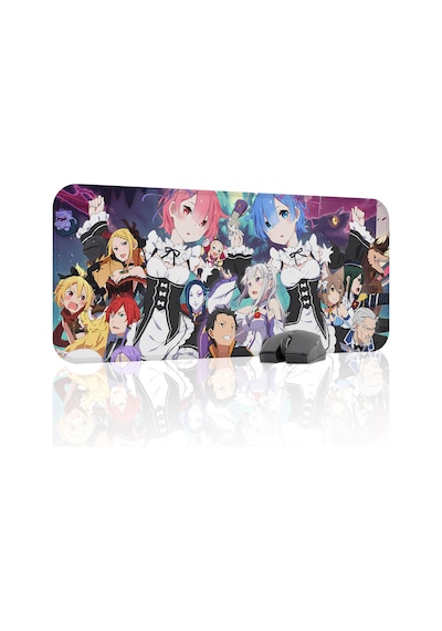 Re Zero Kaymaz Dikişli Kauçuk Oyuncu Mousepad V4 - 70x30 Xl Gaming Mouse Pad Fare Altlığı