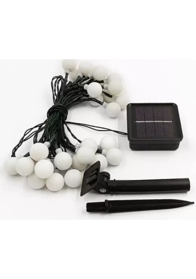 Solar 5m 28 Led Top Rgb Siyah Kablolu Sarı