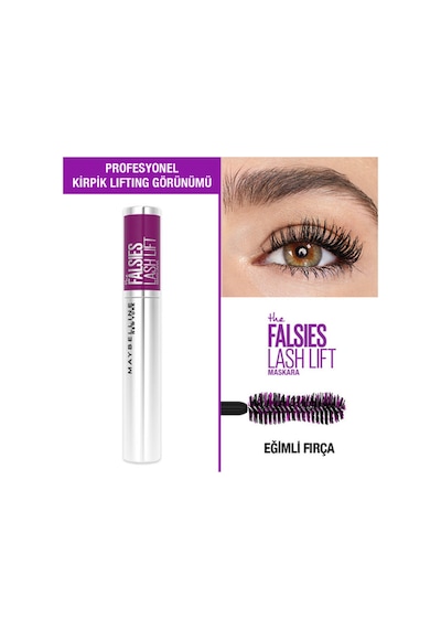 Maybelline New York Falsies Lash Lift Kaldırma Etkili Siyah Maskara