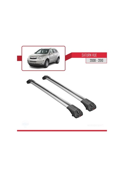 Saturn Vue Opel Antara 2008-2010 Arası İle Uyumlu Ace-1 Ara Atkı Tavan Barı Gri
