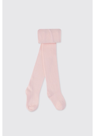 Panço Kız Çocuk Pamuklu Pembe Külotlu Çorap 2502gk11002