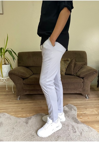 Tuba Toptaş Jogger Pantolon Gri