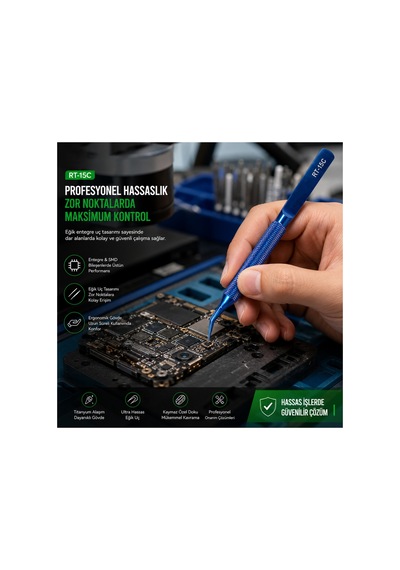 Rt-15c Titantum Alaşımlı Profesyonel Eğik Entegre Cımbızı