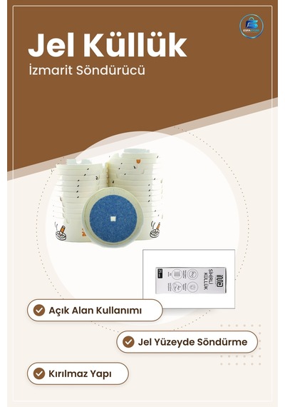 Tek Kullanımlık Jel Küllük İzmarit Söndürücü Kül Tablası A