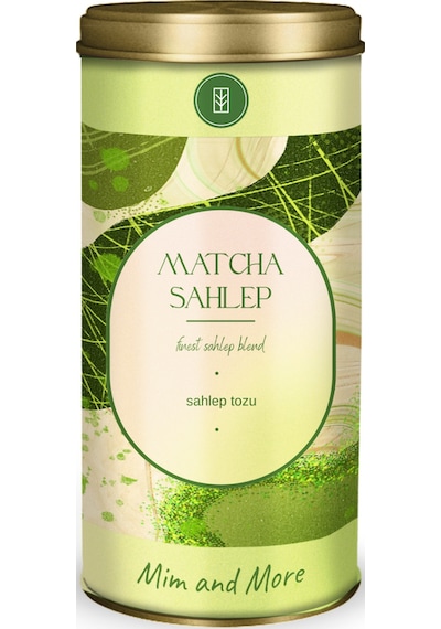Matcha Salep Tin, 200 Gr