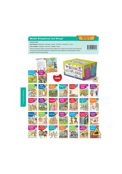 2. Ve 3. Sınıf Benim Kitaplarım Öykü Etkinlik Hikaye 30 Kitap Set