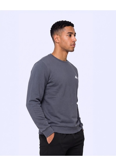 Kappa Tanner Erkek Antrasit Regular Sweatshirt