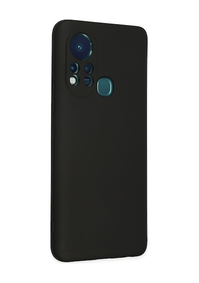 İnfinix Hot 11s Uyumlu Kılıf Nano İçi Kadife Silikon - Siyah