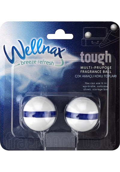 Wellnax Çok Amaçlı Koku Topları 2'li Tough (Okyanus Ferahlığı) x1