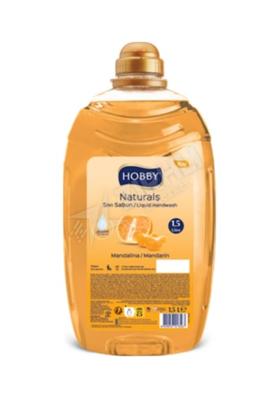 3 Adet Hobby Sıvı Sabun Natural Mandalina 1.5 Lt