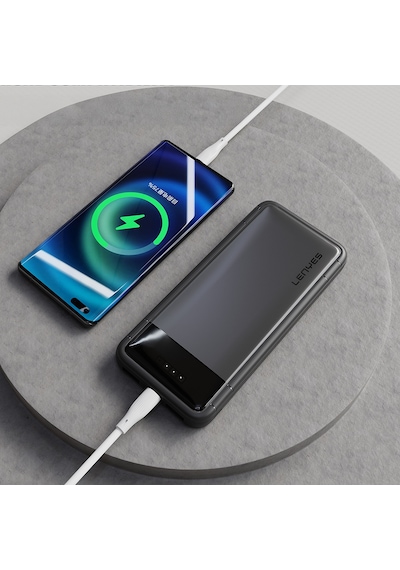 Lenyes PX133P 10 W 10000 mAh Led Işık Göstergeli Taşınabilir Powerbank Siyah