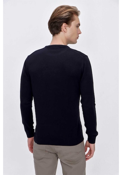 Morven Basic Dinamik Fit Rahat Kesim Bisiklet Yaka Triko Kazak 99kc017005200 Lacivert Morven Basic Dinamik Fit Rahat Kesim Bisiklet Yaka Triko Kazak 99kc017005200 Lacivert