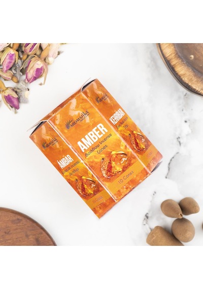 Aromatika Amber Geri Akışlı Şelale Tütsü