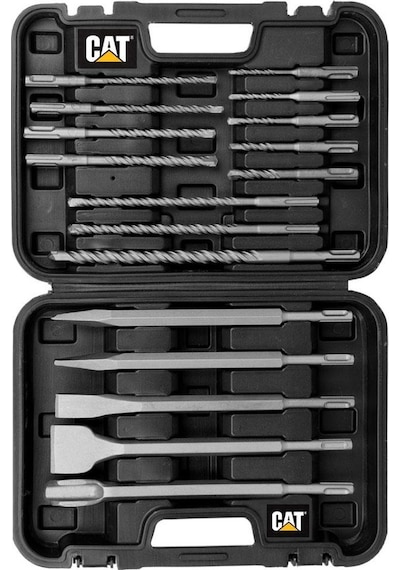 Cat Da03902 17 Parça Tungsten Karbür Sds-plus Beton Kırıcı/delici Matkap Ucu