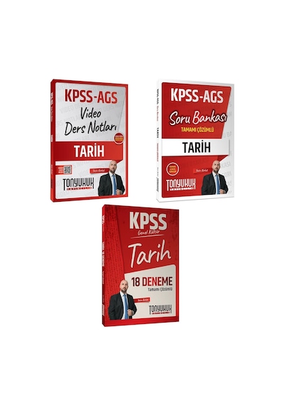Tonyukuk Yayıncılık Kpss Genel Kültür Tarih Video-soru-deneme Seti