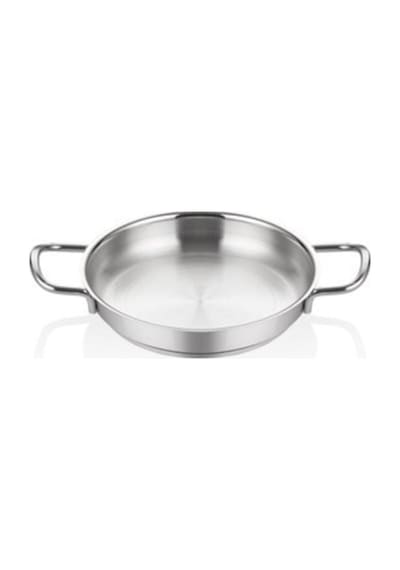 Çelik Yumurta Sahanı 18cm Gri