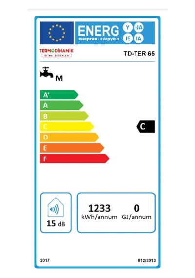 Termodinamik Td-ter 65 Lt Digital Termosifon Montaj Dahil