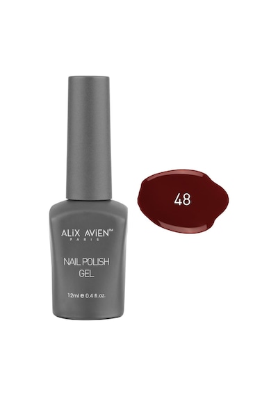Alix Avien Uv Kalıcı Bordo Jel Oje 48 Gel Polish 12 Ml