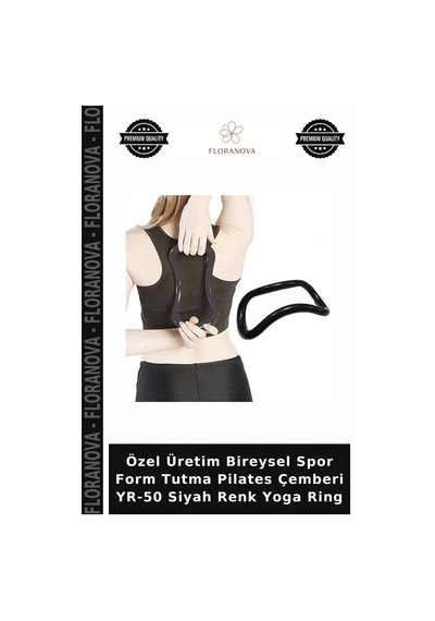 Özel Üretim Bireysel Spor Form Tutma Pilates Çemberi Yr-50 Siyah Renk Yoga Ring
