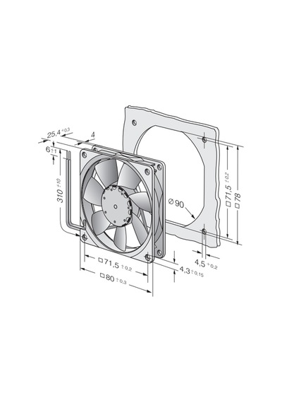 Ebm Papst 8414N Aksiyel Kompakt Fan 24 Dc 8414N