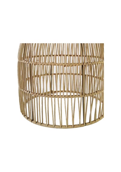 Suntek Rattan Abajur Avize Işık Fikstürü Kapak Art 25cmx26cm Bej