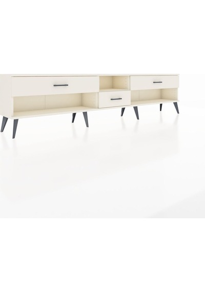 Arges Tv Ünitesi Tek Raflı 3 Çekmeceli 220x30x51 Aytaşı-aytaşı Aytası/aytası - Aytası