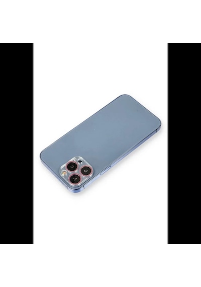 Apple İphone 12 Pro Shine Kamera Lens Koruma Cam - Pembe
