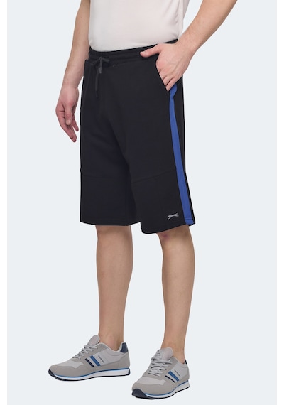 Slazenger Polona I Erkek Cepli Kapri Siyah Şort Siyah