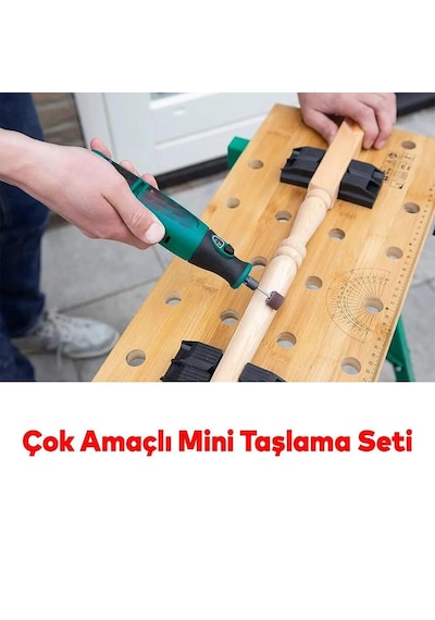 Tedar Gravür Seti 105 Parça Matkap Dramel Makine Uyumlu Kalıpçı Taşlama Zımparalama Polisaj Fırçalama Seti Najm