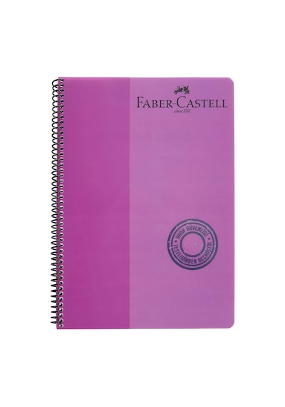 Spiralli Defter, A4, 120 Yaprak, 70g Kağıt, Kareli, Dayanıklı Plastik Kapak, Asorti Renkler, Ku Çok Renkli