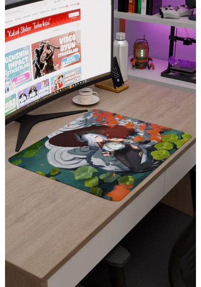 Shenhe Genshin Impact Anime Gacha V3 - 48x40 Xl Gaming Mouse Pad Fare Altlığı