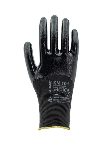 Xn 101 Sy/sy No:9 3/4 Nitril Kaplı Polyester Eldiven