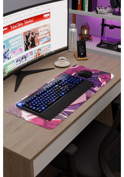 Oshi No Ko Anime V1 - 70x30 Xl Gaming Kauçuk Kaymaz Taban Mouse Pad Fare Altlığı