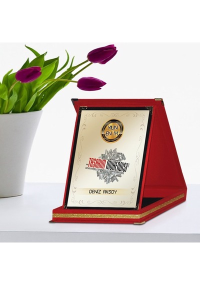 Kişiye Özel Yılın En İyi Tasarım Mühendisi Kırmızı Plaket Ödülü - N11.25395