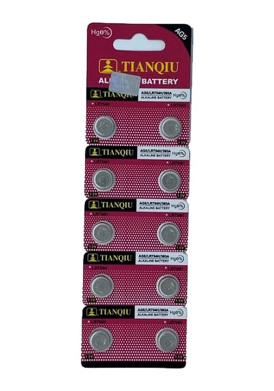 Tıanqıu Ag5 Lr754/393 Alkalin 10'lu Düğme Pil Evimdeyokyok