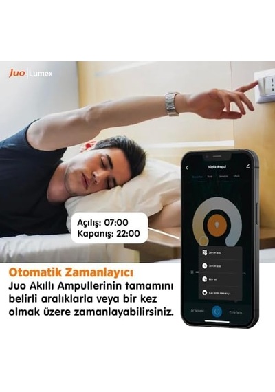 Juo Lumex Akıllı Ampul 11w Led Rgb Wifi & Bluetooth .