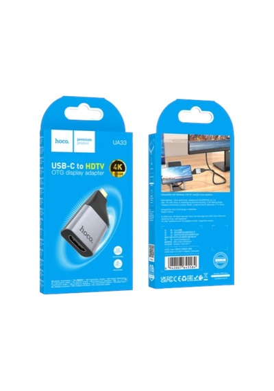Hoco. Ua33 Type-c To Hdmi Dönüştürücü - Gri Diğer