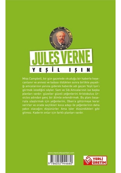 Yeşil Işın-Jules Verne Serisi - Jules Verne - Mavi Çatı Yayınları