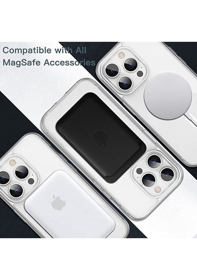 Apple iPhone 11 Pro Uyumlu Mag Safe Özellikli Şeffaf Kılıf Şeffaf 11 Pro