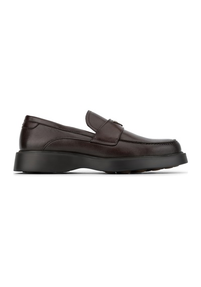 Tamer Tanca Erkek Hakiki Deri Kahverengi Loafer Ayakkabı 383 6982 Erk Ayk Sk26-27 Kahve Dr